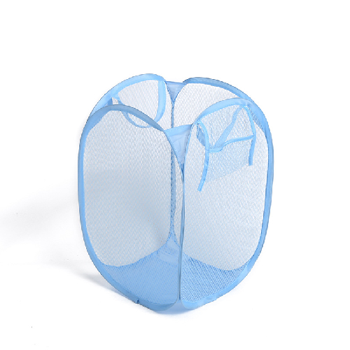 Cesta de Ropa Plegable de Malla Transpirable para Lavandería